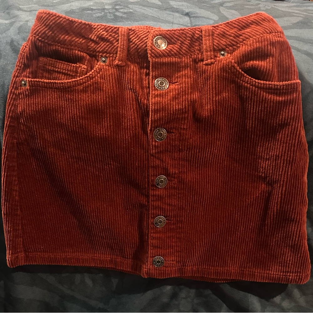 Cat & Jack Rust Corduroy Mini Skirt